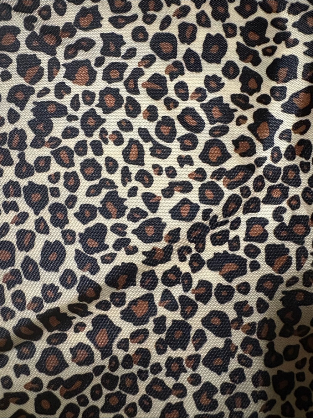 Leopard Print Shower Curtain - Brown 70” Wx 72” L - Picture 2 of 3